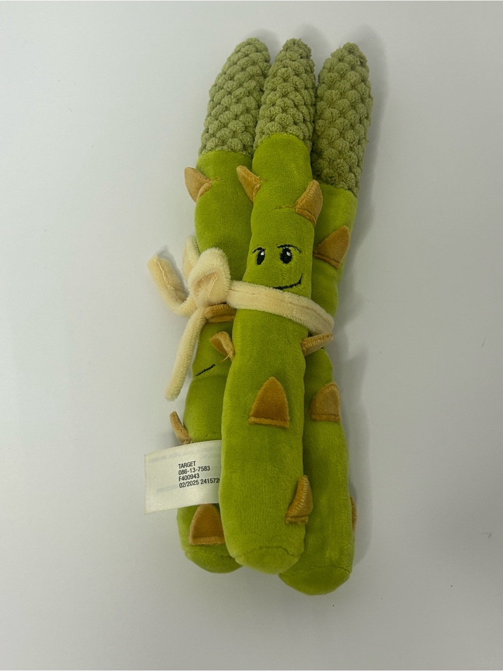 Target Plush Asparagusโ Toy Trio Green Bunch of 3 Foodie Healthy Cute Garden